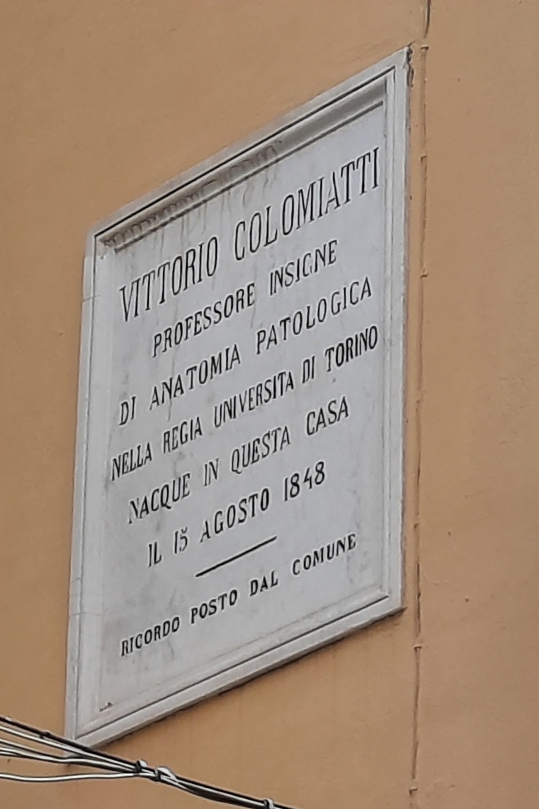 Vittorio Colomiatti's birthplace, Chieri - 03.jpg